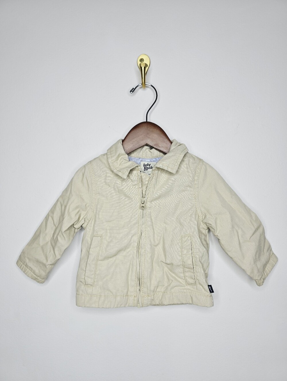 Baby B'gosh Khaki Jacket Size 6 Months